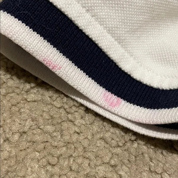 Tommy Hilfiger White and Navy Polo Shirt - Picture 8 of 8